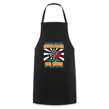 King wants to make music hands me the bagpipes - Cooking Apron - black - Front - AI Model Male 185 dark (185cm)
