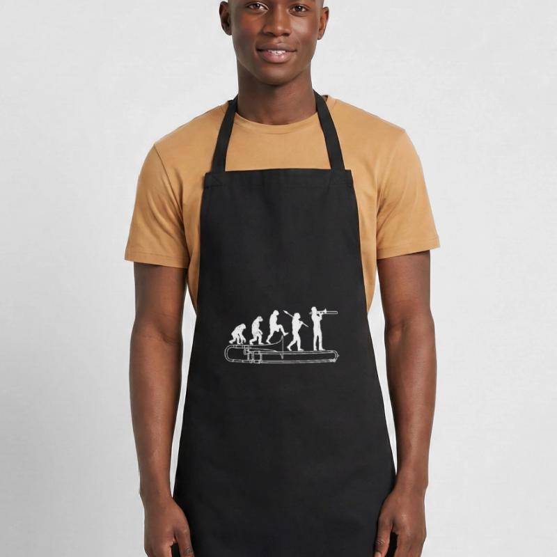 Evolution Posaune ich spiele Posaune Kochschürze