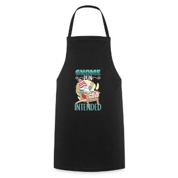 Garden Gnomes Gnome Lover Funny Gnome Gardening - Cooking Apron - black - Front - AI Model Male 185 dark (185cm)