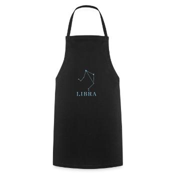 Star constellation Zodiac sign Libra - Cooking Apron - black - Front - AI Model Male 185 dark (185cm)