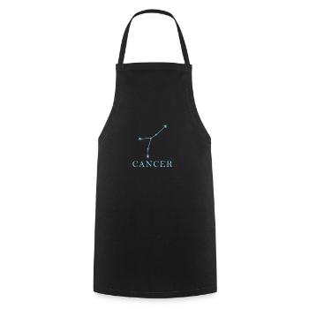 Star constellation Zodiac sign Cancer - Cooking Apron - black - Front - AI Model Male 185 dark (185cm)
