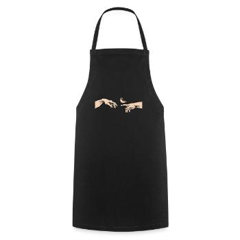 Whinchat Bird of the Year Whinchat - Cooking Apron - black - Front - AI Model Male 185 dark (185cm)