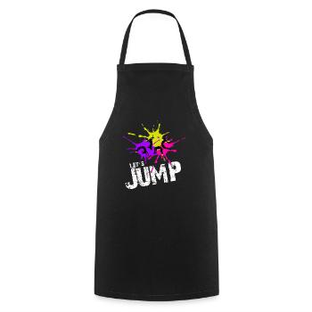 Gymnastik Turnen und Trampolin Akrobatik Sport - Kochschürze - Schwarz - Vorne - AI Model Male 185 dark (185cm)