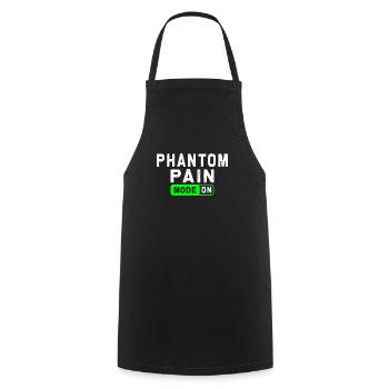 Chirurgie de prothèse d’humour amputée Amputation - Tablier de cuisine - noir - Devant - AI Model Male 185 dark (185cm)