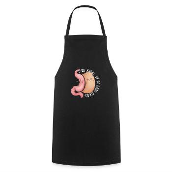 Sleeve gastrectomy sleeve gastrectomy - Cooking Apron - black - Front - AI Model Male 185 dark (185cm)