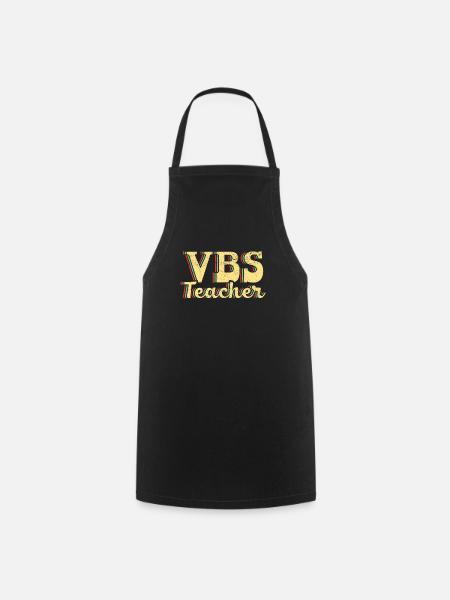 VBS Lehrer Ferienbibelschule Christian - Kochschürze - Schwarz