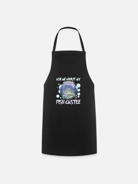 Aquaristik Aquarium Keeper Fishkeeper - Kochschürze - Schwarz