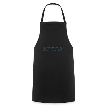 Kangaroos Australien Beuteltier Outback - Kochschürze - Schwarz - Vorne - AI Model Male 185 dark (185cm)