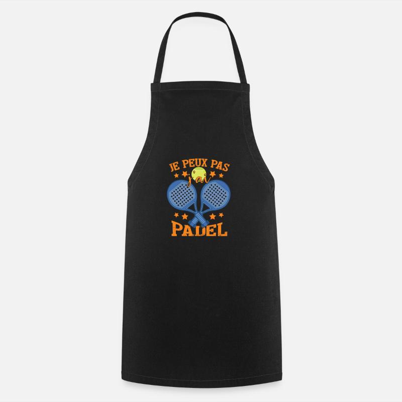 Padel - Tablier de cuisine - noir