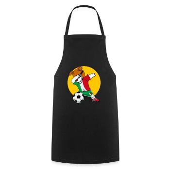 Italy Football Uniforms Jack Russell Terrier - Cooking Apron - black - Front - AI Model Male 185 dark (185cm)