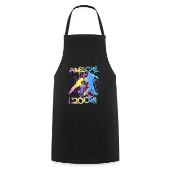 Awesome since 2008. Agility, Hundetraining - Cooking Apron - black - Front - AI Model Male 185 dark (185cm)