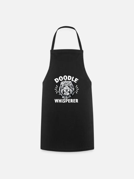 Goldendoodle Doodle Hund - Kochschürze - Schwarz