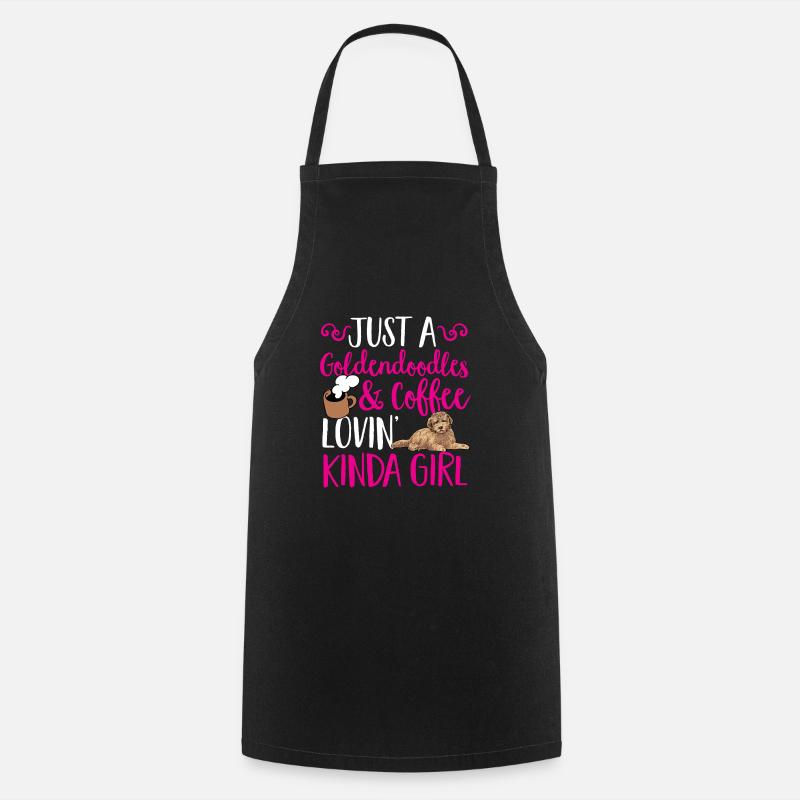Goldendoodle Doodle Chien - Tablier de cuisine - noir