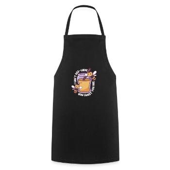 Honey Bee Beekeeping Beekeeper Honeybee Beekeeping - Cooking Apron - black - Front - AI Model Male 185 dark (185cm)