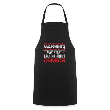 Comics Collector Comic Reader Fictional Characters - Cooking Apron - black - Front - AI Model Male 185 dark (185cm)