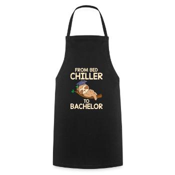Du refroidisseur de lit au Bachelor 2023 - Tablier de cuisine - noir - Devant - AI Model Male 185 dark (185cm)