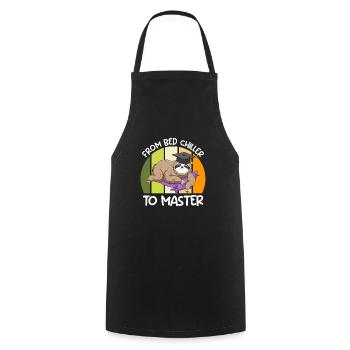Du refroidisseur de lit au maître 2023 - Tablier de cuisine - noir - Devant - AI Model Male 185 dark (185cm)