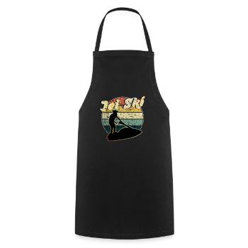 Jet Ski - Cooking Apron - black - Front - AI Model Male 185 dark (185cm)