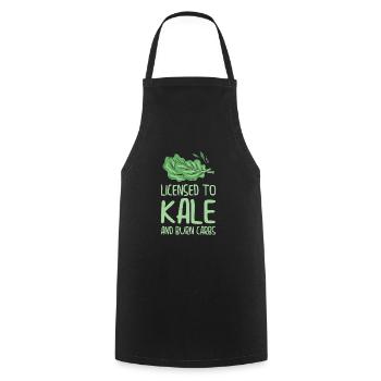 Keto Diät Ernährungsberater Grünkohl Keto - Kochschürze - Schwarz - Vorne - AI Model Male 185 dark (185cm)