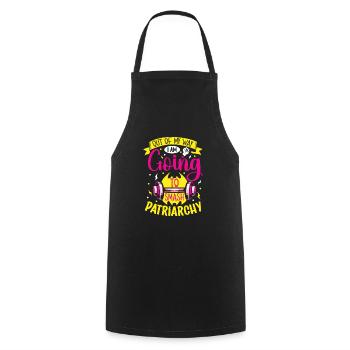 Féminisme Le pouvoir des femmes pro-choix Pro Avortement - Tablier de cuisine - noir - Devant - AI Model Male 185 dark (185cm)
