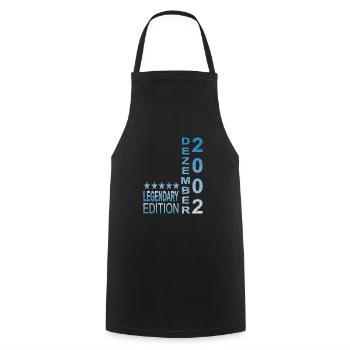Legendary Edition December 2002 - Cooking Apron - black - Front - AI Model Male 185 dark (185cm)