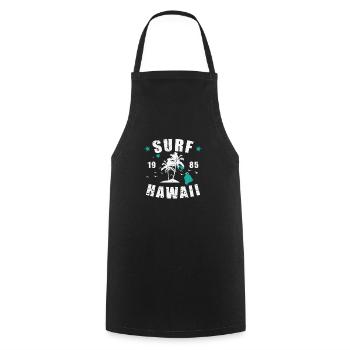 Hawaii Surf 1985 Hawaii USA America - Cooking Apron - black - Front - AI Model Male 185 dark (185cm)