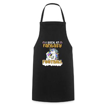 Je suis nul au football fantastique - Tablier de cuisine - noir - Devant - AI Model Male 185 dark (185cm)