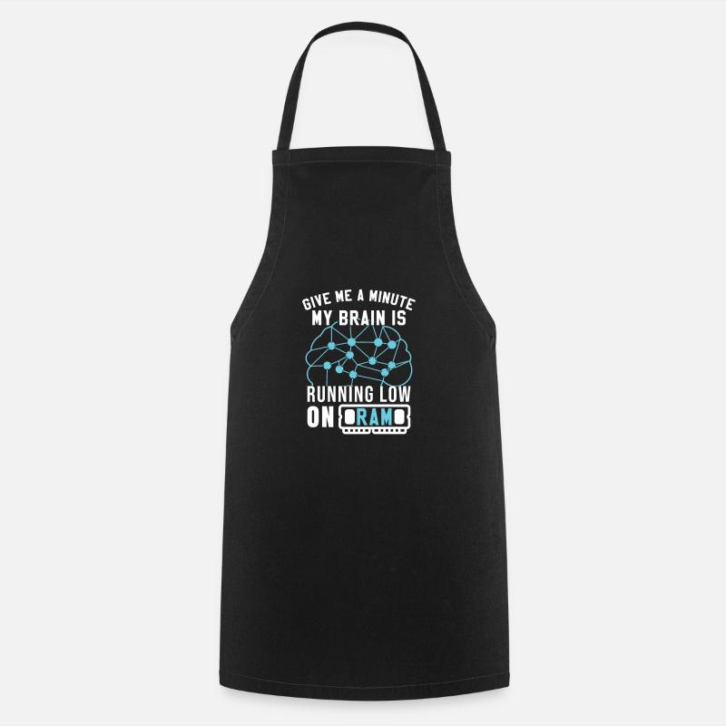 IT Support - Cooking Apron - black