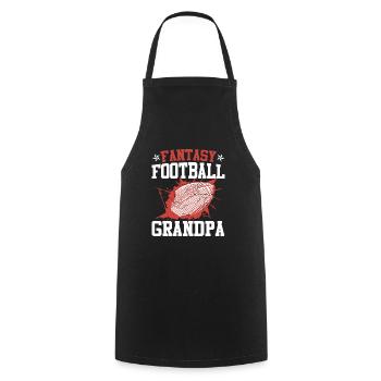Fantasy Football Opa Großvater Fantasy Football - Kochschürze - Schwarz - Vorne - AI Model Male 185 dark (185cm)