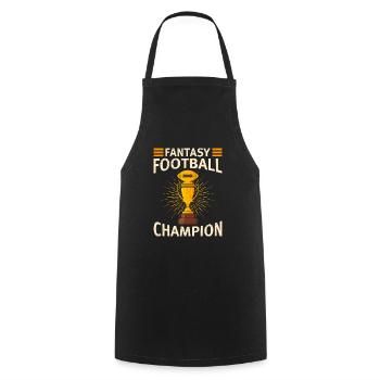 Fantasy Football Champ Champion - Cooking Apron - black - Front - AI Model Male 185 dark (185cm)