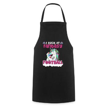 Je suis nul au football fantastique - Tablier de cuisine - noir - Devant - AI Model Male 185 dark (185cm)