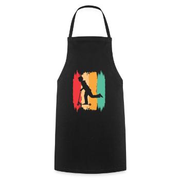 Scooter Stunt Scooter for Kids Retro - Cooking Apron - black - Front - AI Model Male 185 dark (185cm)