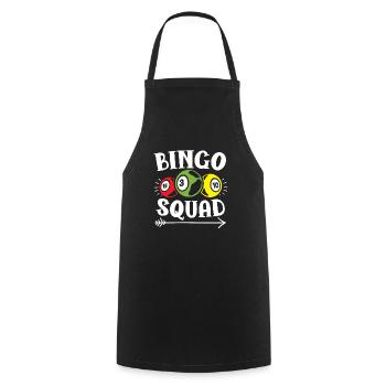 Bingo Squad Bingo Player Casino Glücksspiel Lotterie - Kochschürze - Schwarz - Vorne - AI Model Male 185 dark (185cm)