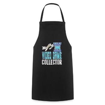 The Video Game Collector Cool Retro Collection - Cooking Apron - black - Front - AI Model Male 185 dark (185cm)
