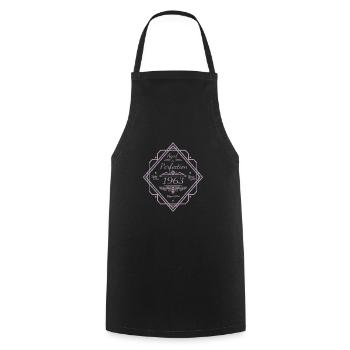 Vintage 1963 Birthday Matured to Perfection - Cooking Apron - black - Front - AI Model Male 185 dark (185cm)