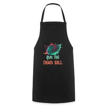 Run the Damn Ball Fantasy Football - Tablier de cuisine - noir - Devant - AI Model Male 185 dark (185cm)