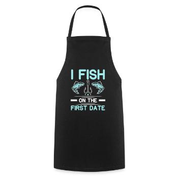 Fischer Angeln Fischer Fischfänger Fisch Fisch - Kochschürze - Schwarz - Vorne - AI Model Male 185 dark (185cm)