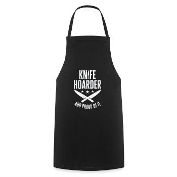 Couteaux collecteurs de couteaux - Tablier de cuisine - noir - Devant - AI Model Male 185 dark (185cm)