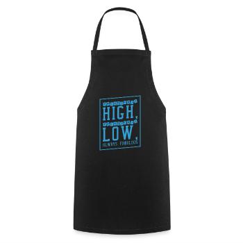 Diabetic Pancreas Diabetes Awareness - Cooking Apron - black - Front - AI Model Male 185 dark (185cm)