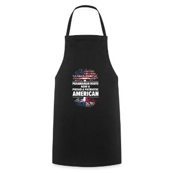 Born Panamanian Panama American USA Citizenship - Cooking Apron - black - Front - AI Model Male 185 dark (185cm)
