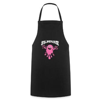 Slime Nerd Glasses Cute Adorable for Slime Maker - Cooking Apron - black - Front - AI Model Male 185 dark (185cm)