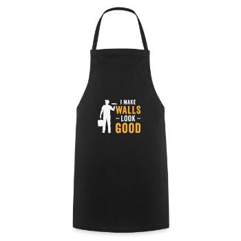 Painter Painting Professional Painter Master - Cooking Apron - black - Front - AI Model Male 185 dark (185cm)