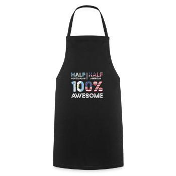 Né Guatemala Guatemala Américains États-Unis - Tablier de cuisine - noir - Devant - AI Model Male 185 dark (185cm)