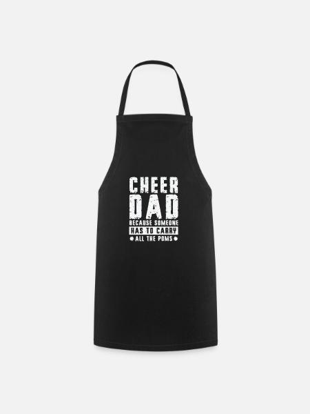 Cheerleader Stolzes Cheer Dad Cheerleading - Kochschürze - Schwarz
