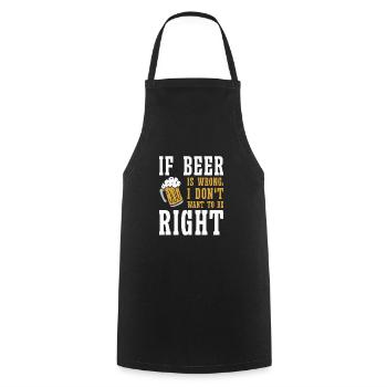 Bierliebhaber Brauerei Trinker Lustig Trinkend - Kochschürze - Schwarz - Vorne - AI Model Male 185 dark (185cm)