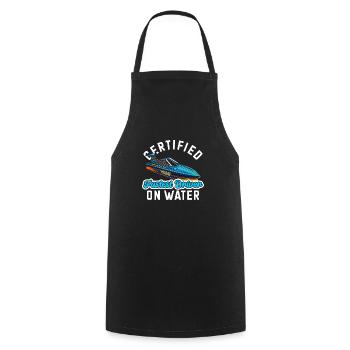 Vitesse de course de dragster - Tablier de cuisine - noir - Devant - AI Model Male 185 dark (185cm)