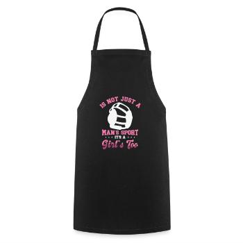 Wrestling Girls Wrestler Wrestle Martial Arts - Cooking Apron - black - Front - AI Model Male 185 dark (185cm)