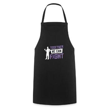 Alzheimer's Awareness Brain Doctors Health - Cooking Apron - black - Front - AI Model Male 185 dark (185cm)