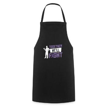 Alzheimer's Awareness Brain Doctors Health - Cooking Apron - black - Front - AI Model Male 185 dark (185cm)