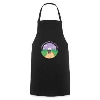 Infirmière Alzheimer’s Awareness Medical - Tablier de cuisine - noir - Devant - AI Model Male 185 dark (185cm)
